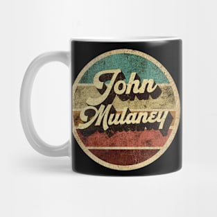 Tanatoraja, circle retro faded John Mulaney Mug